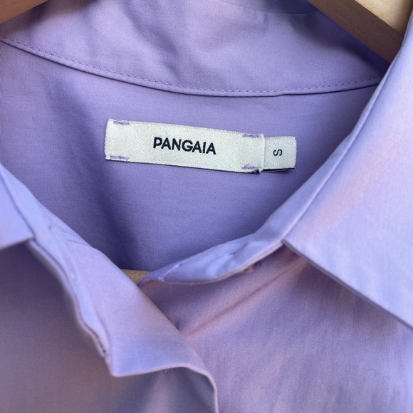 Pangaia Collared Shirt in Orchid Purple - Picture 9 of 12